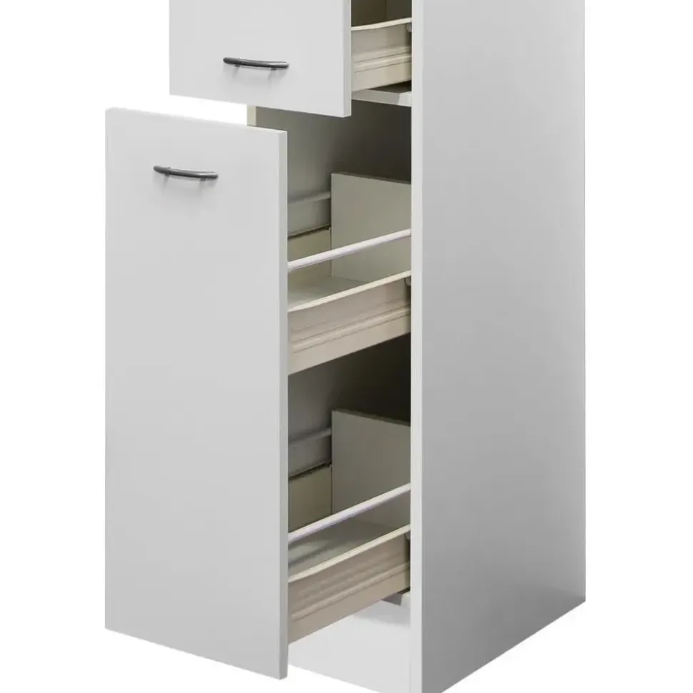 Flex-Well Apothekerschrank Wito 30 x 200 x 57 cm Weiß