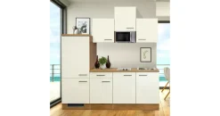 Flex-Well Küchenzeile Vintea 210 cm E-Geräten beige