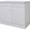 Flex-Well Unterschrank Flex-Well Rapido 100 x 47 x 85 cm Weiß