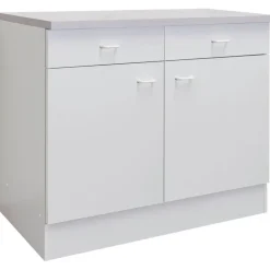 Flex-Well Unterschrank Flex-Well Rapido 100 x 47 x 85 cm Weiß