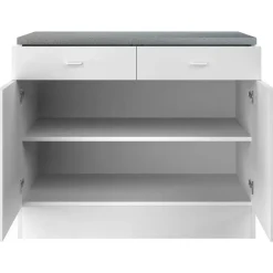 Flex-Well Unterschrank Flex-Well Rapido 100 x 47 x 85 cm Weiß