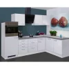 Flex-Well Winkelküche Lucca L-Form E-Geräte 280 x 170 cm weiß