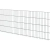 Floraworld Doppelstab-Mattenzaun Comfort 201 x 83 cm feuerverzinkt