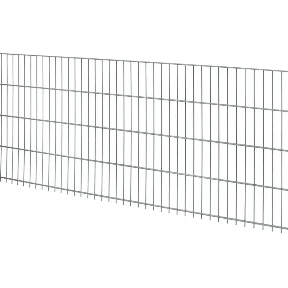 Floraworld Doppelstab-Mattenzaun Comfort 201 x 83 cm feuerverzinkt