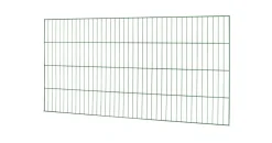 Floraworld Einstabmattenzaun 200 x 100 cm Moosgrün/Metall