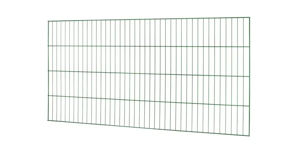 Floraworld Einstabmattenzaun 200 x 100 cm Moosgrün/Metall