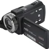 Fockety Videokamera 1080P 30 MP Schwarz