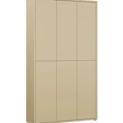 Forte Alice Springs 109,2 x 191,9 x 34,9 cm 6-türig gelb / gelb matt