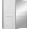 Forte Schwebetürenschrank Winn 2 170 x 200 x 61 cm weiß