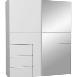 Forte Schwebetürenschrank Winn 2 170 x 200 x 61 cm weiß