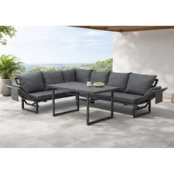 Gardissimo San Remo Dining Loungeset anthrazit