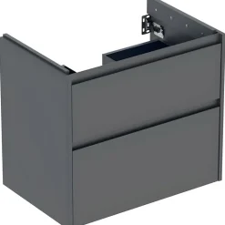 Geberit Waschtischunterschrank 2 Schubladen 69,3 x 60,6 x 44,6 cm Lava