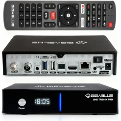 GiGaBlue UHD Trio 4K PRO - Combo Tuner, W-LAN 1200Mbps