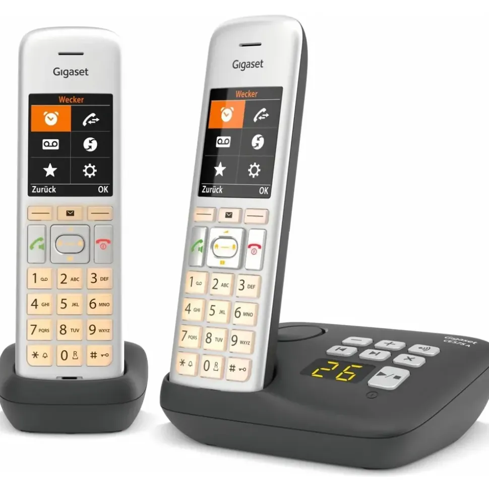 Gigaset CE575A Duo silber/schwarz