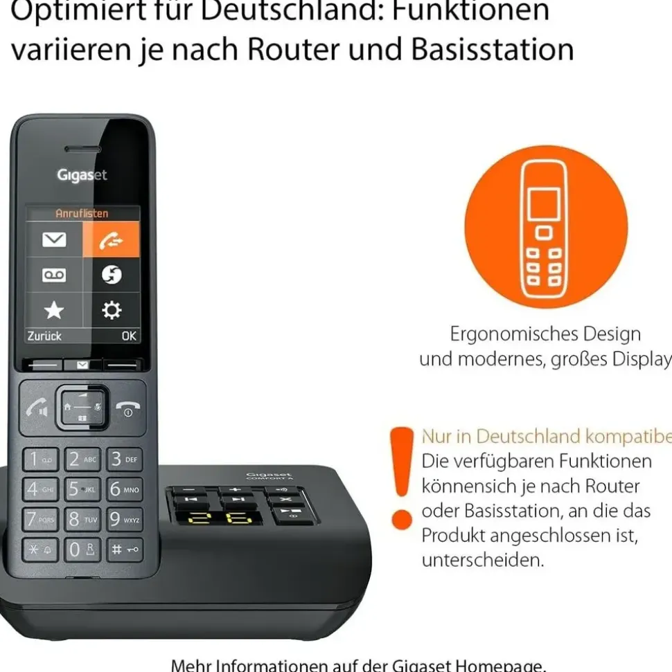 Gigaset Comfort 520A schwarz