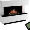 Glow Fire Kant OMC 600 weiß
