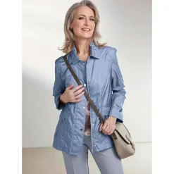 GOLDNER Übergangsjacke rauchblau 36