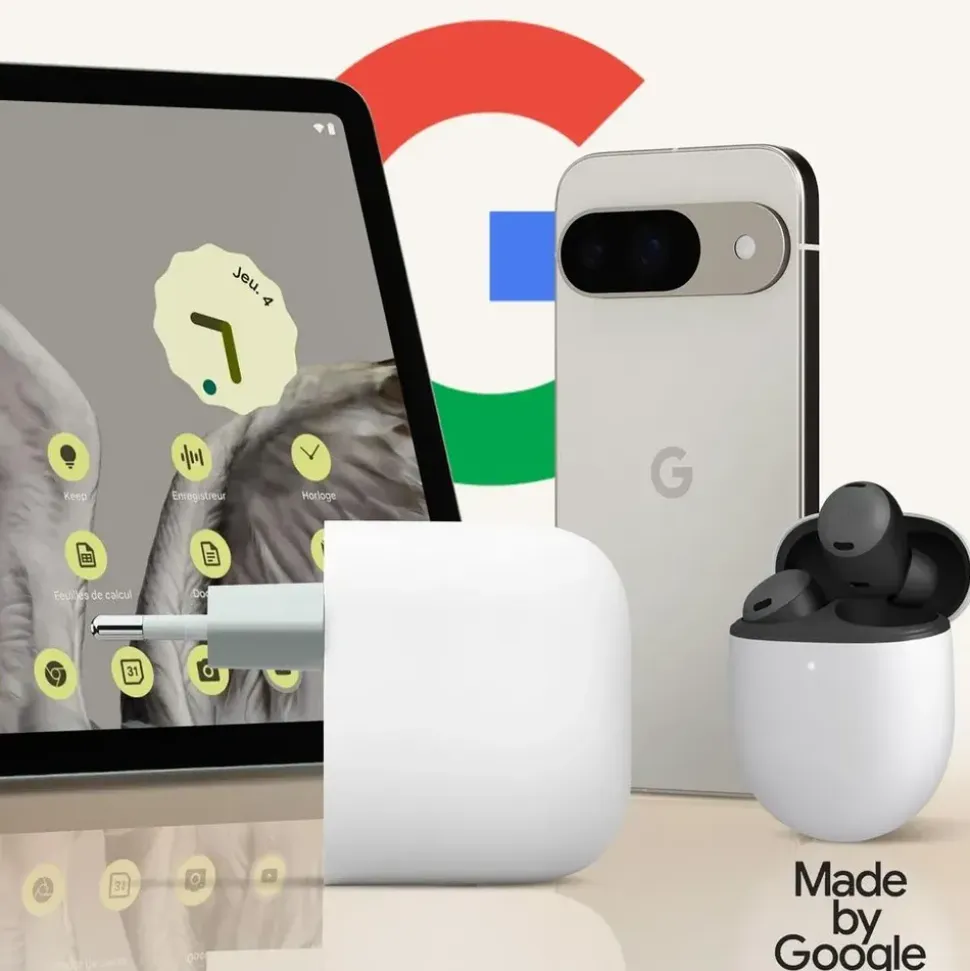 Google USB-C Schnellladegerät 45W Weiß