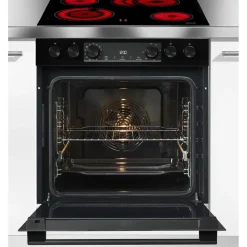 Gorenje BCS737DBGOT Herd Set mit 1-fach-Teleskopauszug, Aqua Clean, Pizzafunktion