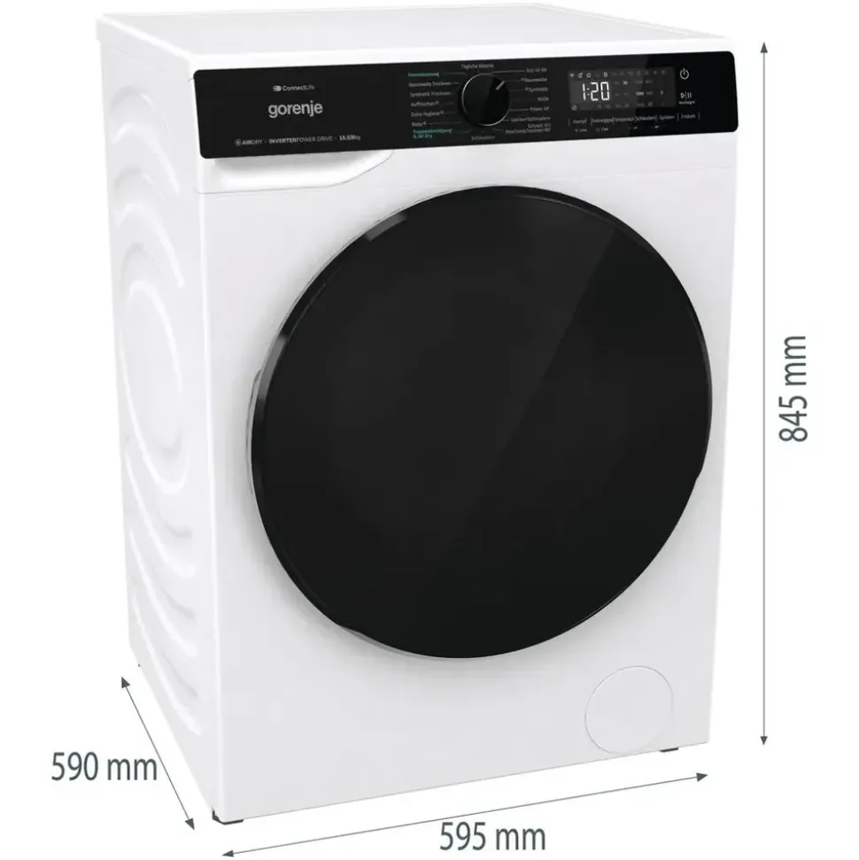 Gorenje G600 Waschtrockner WD2PA1X64ADW/DE (10,5 kg / 6 kg, 1400 U/min)