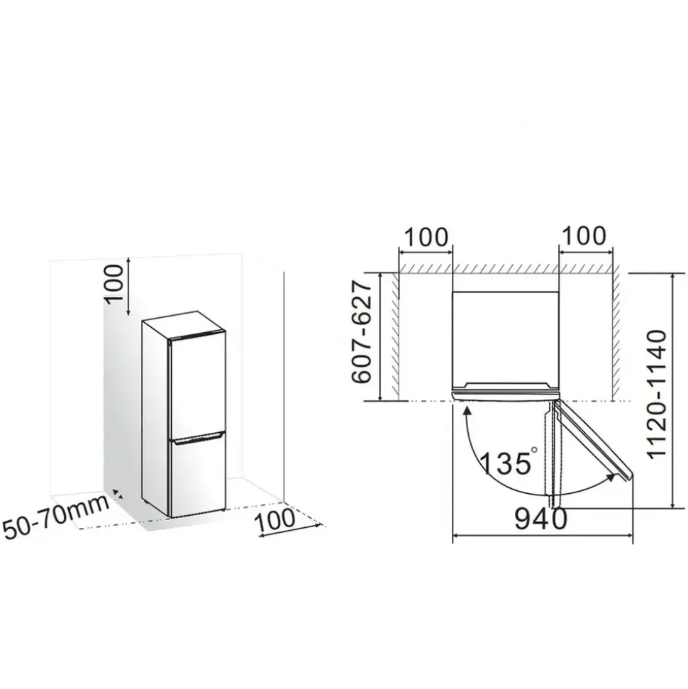 Gorenje NRK418EC Kühl-Gefrierkombination