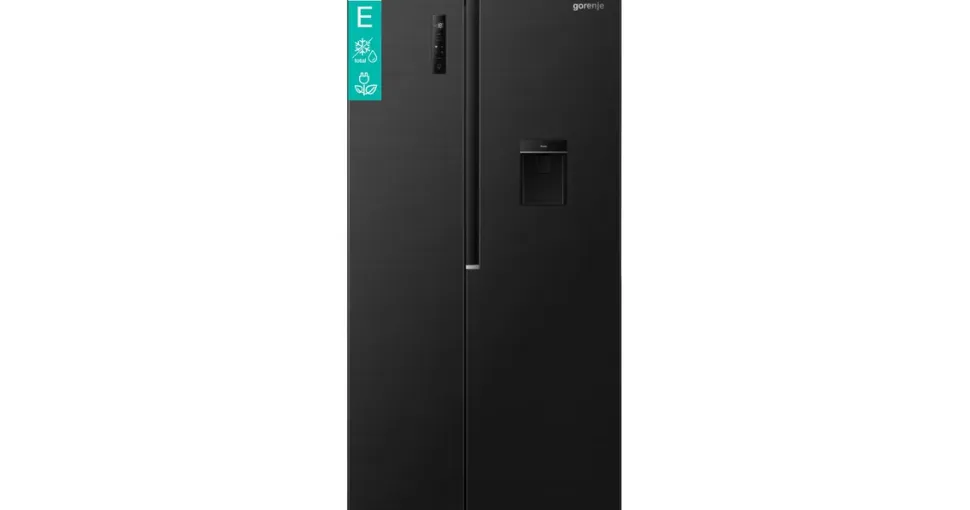 Gorenje NRS917E41BXWD Side-by-Side (541 l, 1786 mm hoch, Schwarz)