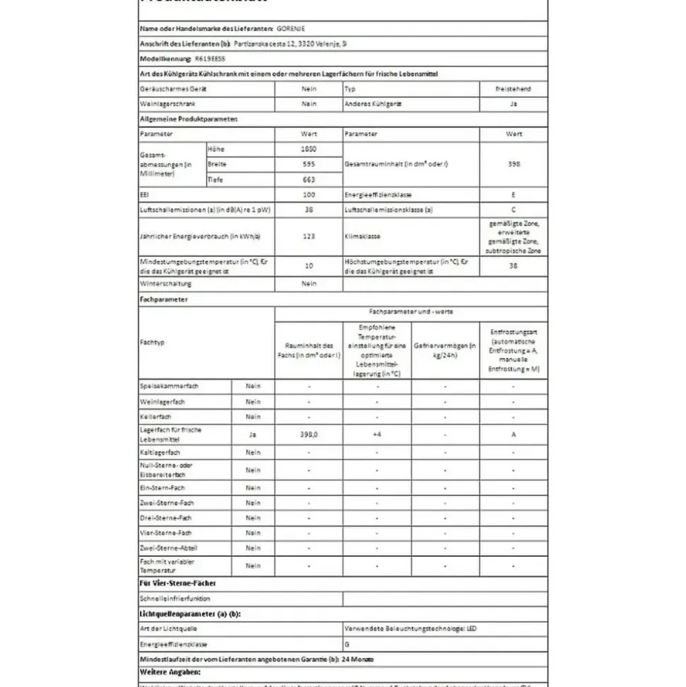 Gorenje R619EE 5