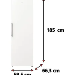 Gorenje R619EEW5 Kühlschrank (398 l, 1850 mm hoch, Weiß)