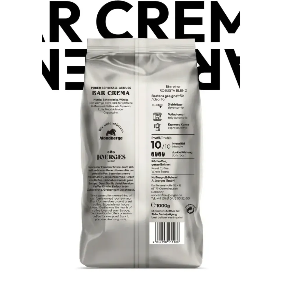 Gorilla Bar Crema 1000 g