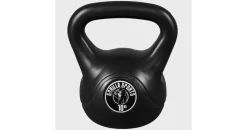 Gorilla Sports Kettlebell Kunststoff 10 kg schwarz