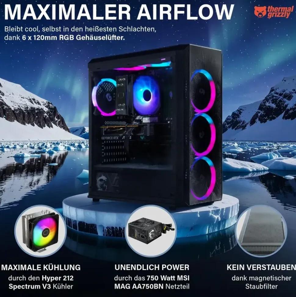 Greed MK2 AMD Ryzen 7 5700X Nvidia Geforce RTX 5060
