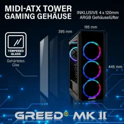 Greed MK2 AMD Ryzen 7 5700X Nvidia Geforce RTX 5060