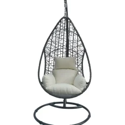 Greemotion Hängesessel Kuba Anthrazit/Weiß