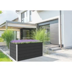 GROJA Solid Hochbeet 150 x 70 x 75 cm Anthrazitgrau