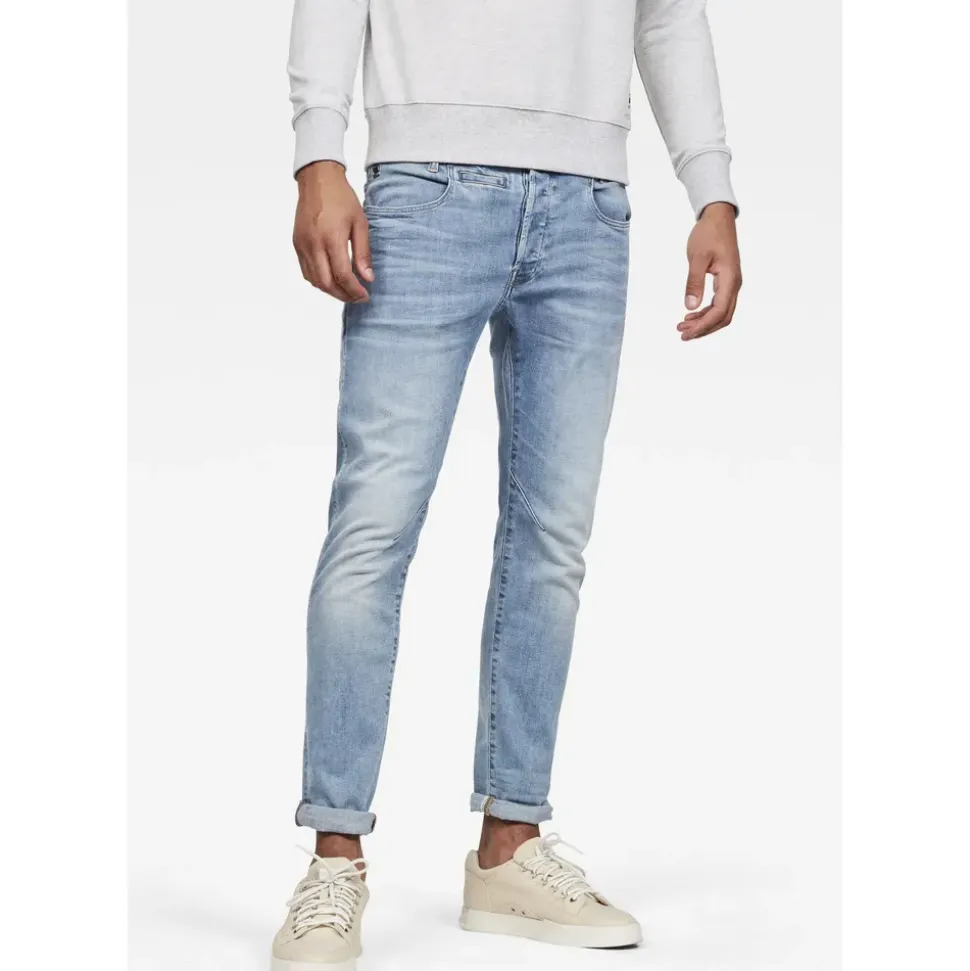 G-Star D-staq 5 Pocket Slim Jeans Light Indigo Aged 31 32