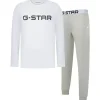 G-Star Pyjama STONE Weiß/Grau XXL