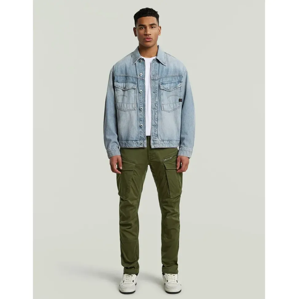 G-Star Rovic Zip 3d Regular Tapered Hosen Dark Bronze Green 38 32
