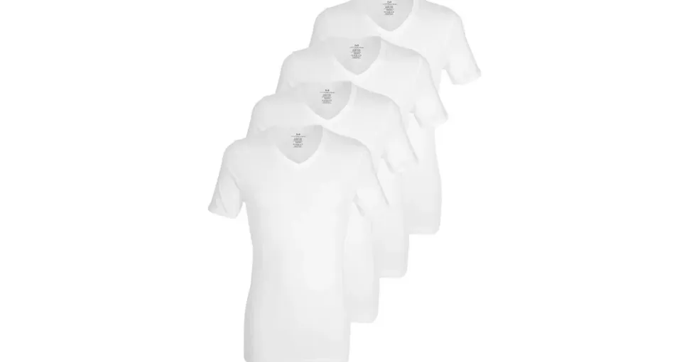 Götzburg T-Shirt 4Er Pack Nürnberg in weiss | Gr.: XL