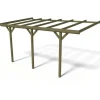 habitat garten Anbau-Carport Solar 2 4,37 x 3,00 m Braun