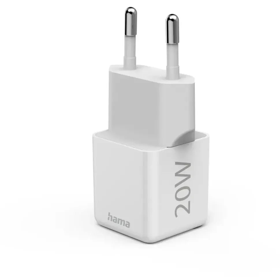 Hama 201980 Super Mini-Lader USB-C 20W Weiß