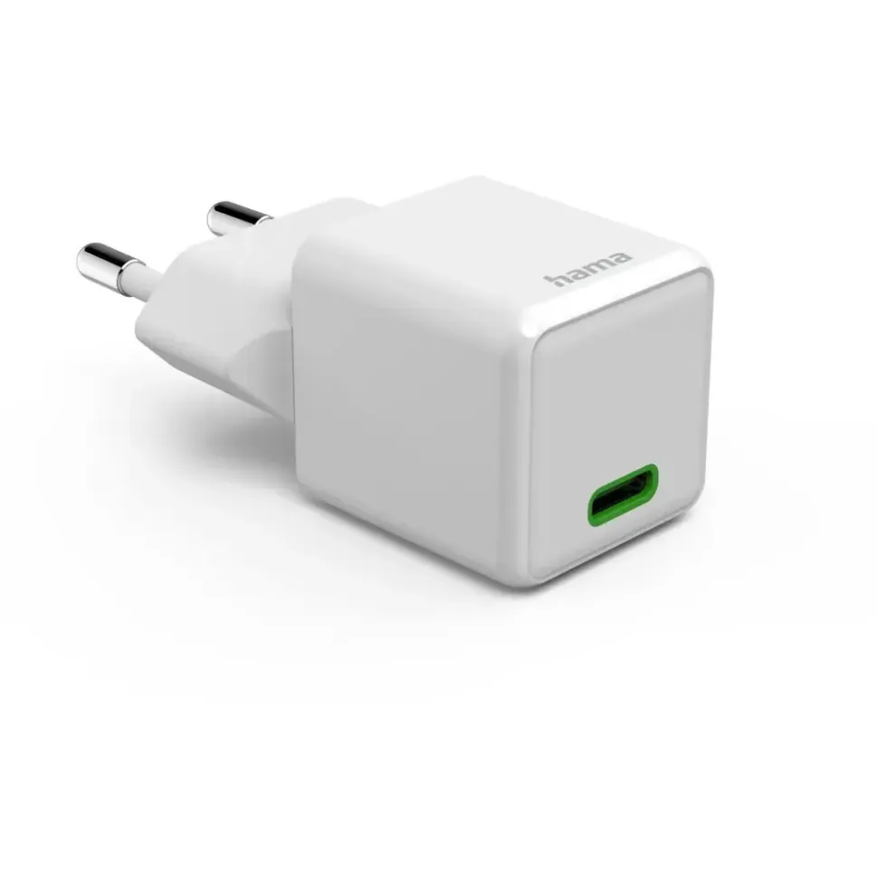 Hama 201980 Super Mini-Lader USB-C 20W Weiß