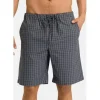 Hanro Pyjamahose Night & Day Blau S