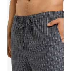 Hanro Pyjamahose Night & Day Blau S