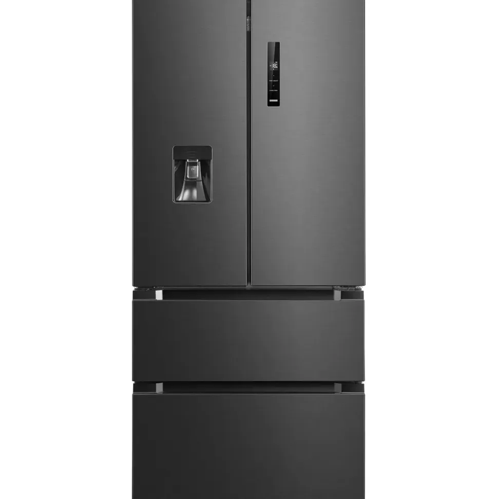 Hanseatic HFD18983DWDBI French Door (512 l, 1898 mm hoch, Schwarz)