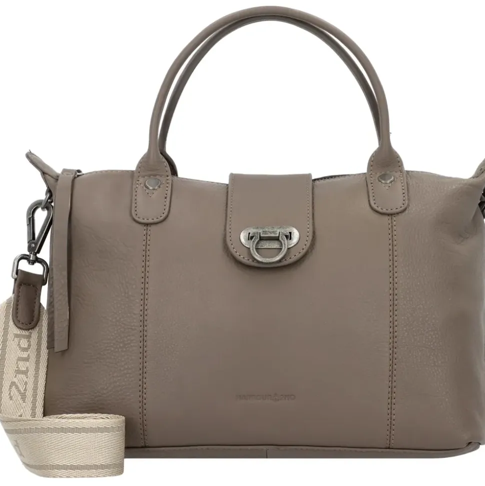 Harbour 2nd Just Pure Henkeltasche Leder Beige