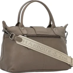 Harbour 2nd Just Pure Henkeltasche Leder Beige