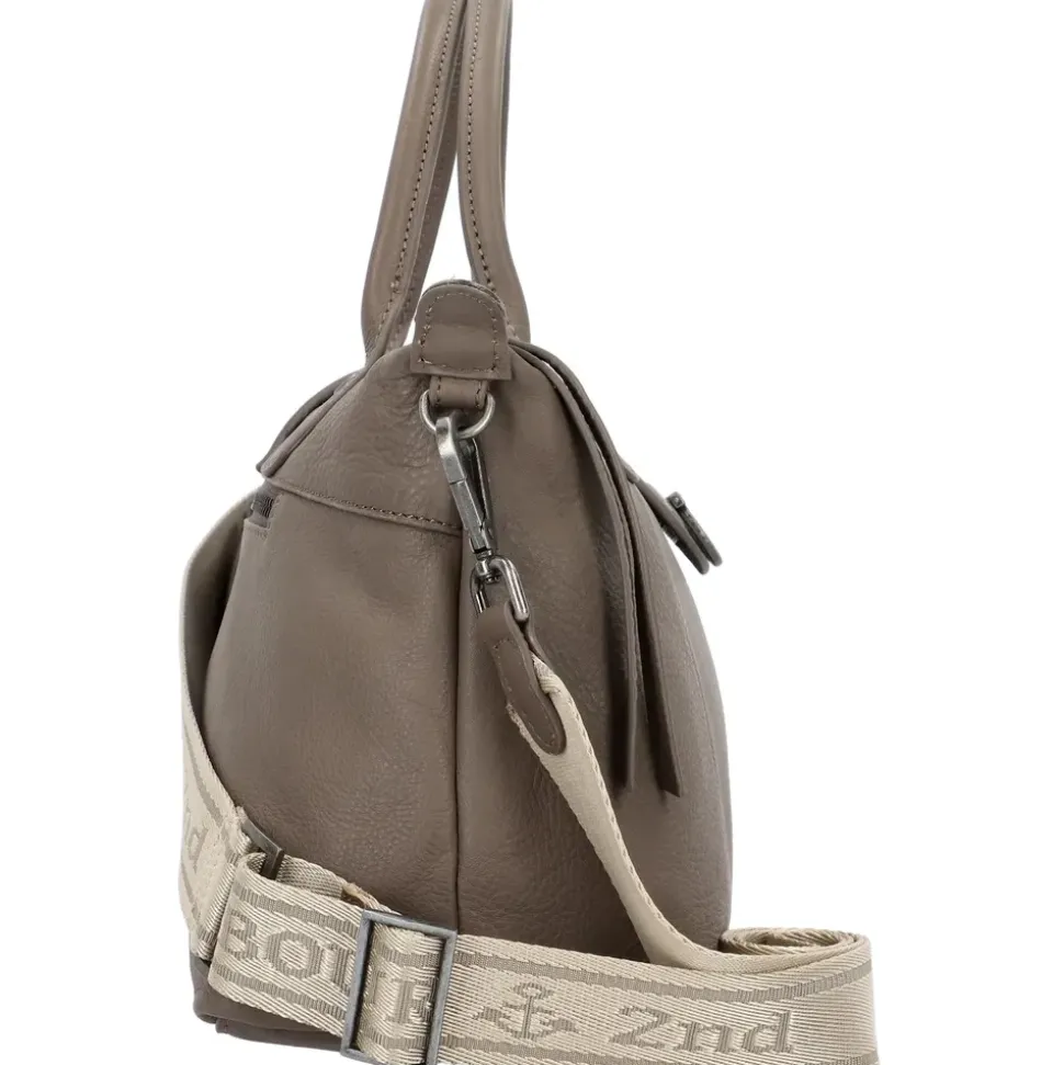 Harbour 2nd Just Pure Henkeltasche Leder Beige