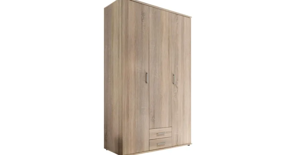 Harper Kleiderschrank HARPER BREST 120 x 196 x 54 cm Braun