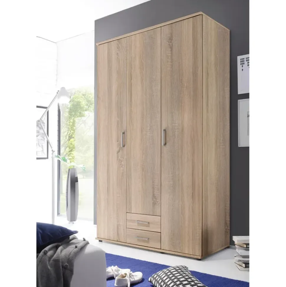 Harper Kleiderschrank HARPER BREST 120 x 196 x 54 cm Braun