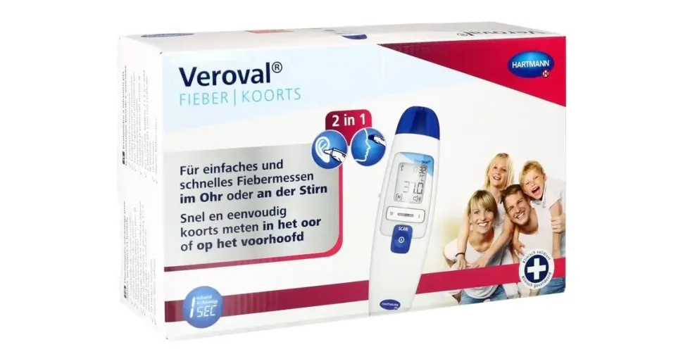 Hartmann Veroval 2 in 1 Infrarot-Fieberthermometer